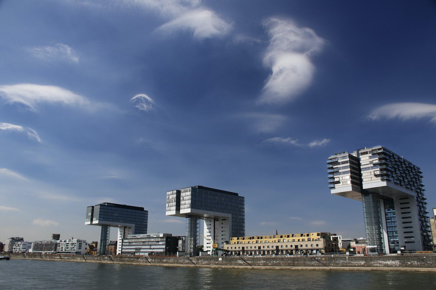 Crane Houses in the Rheinauhafen, Cologne