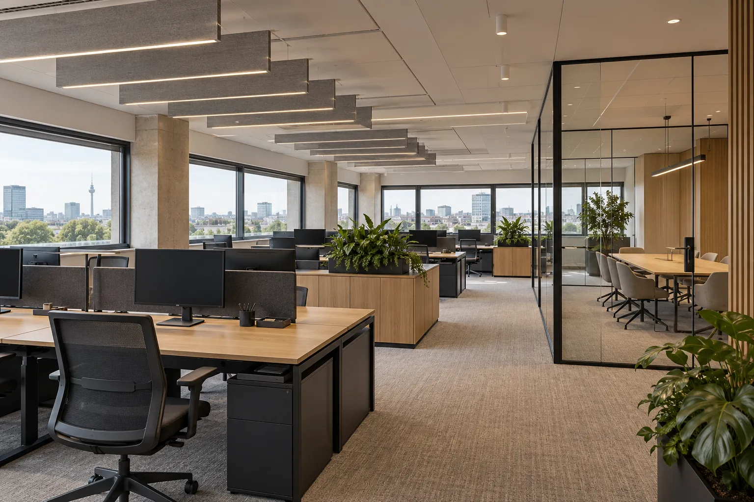Let floor after tenant fit-out, visualisation